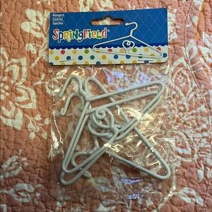 White Doll Hangers for 18” Dolls